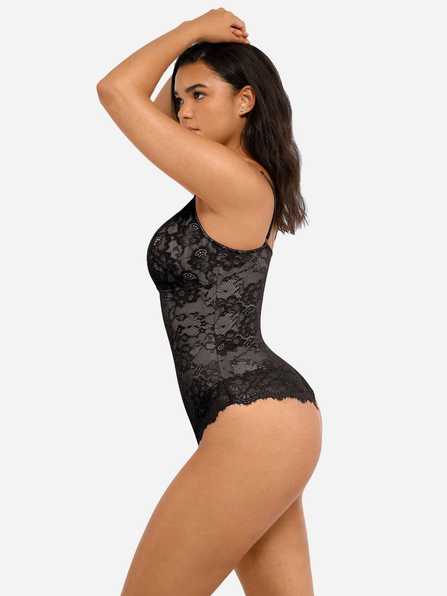 Dantelli Şekillendirici Bodysuit