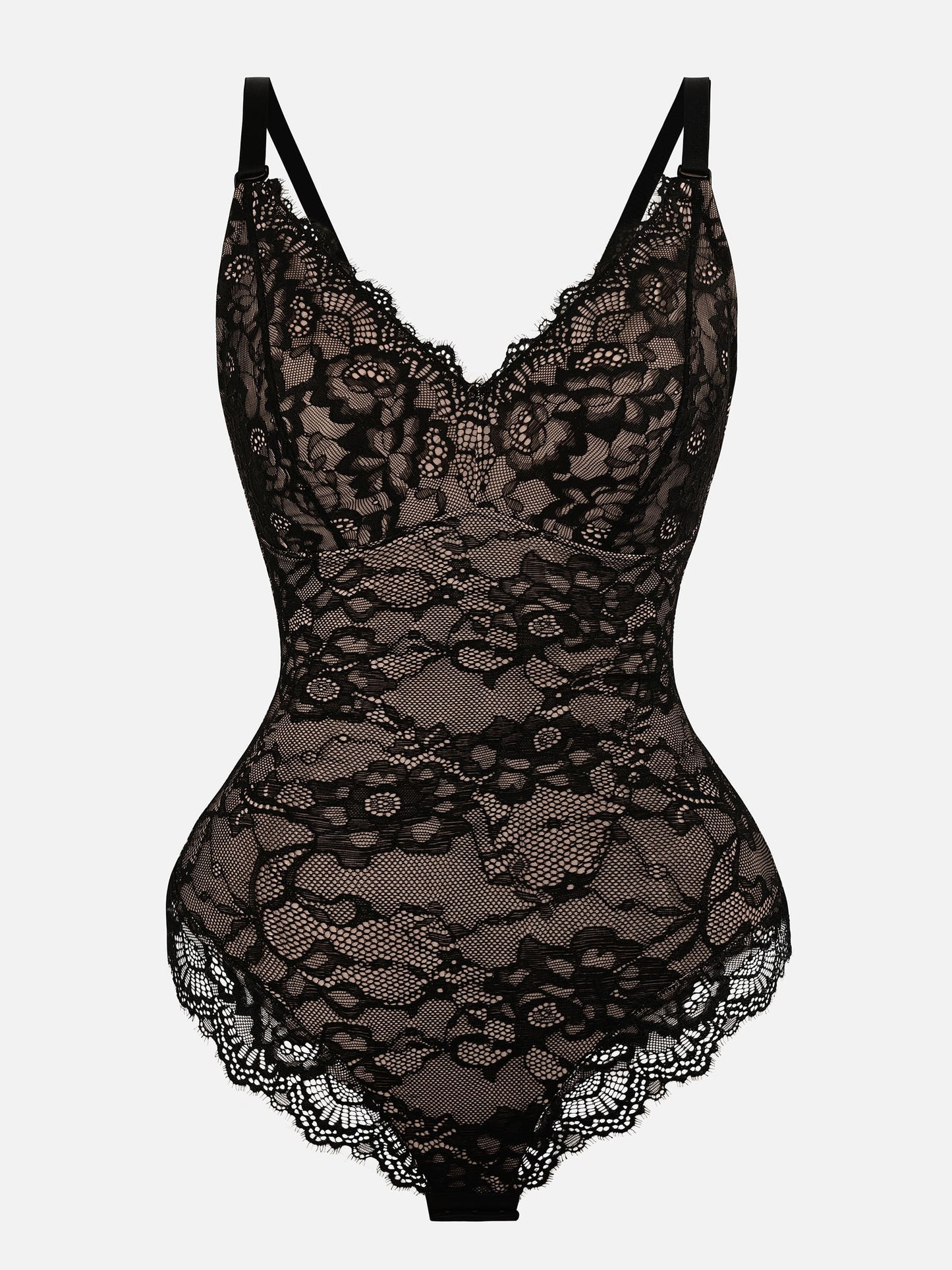Dantelli Şekillendirici Bodysuit