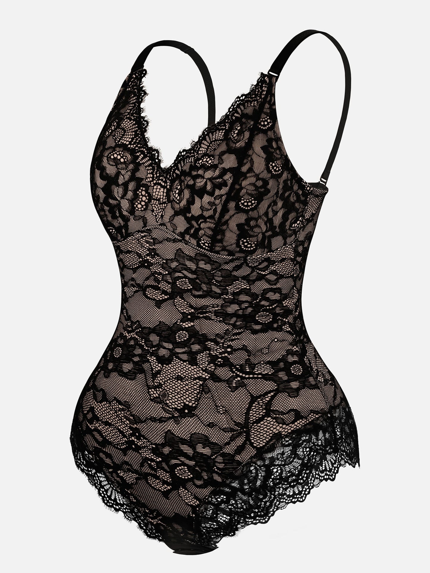 Dantelli Şekillendirici Bodysuit