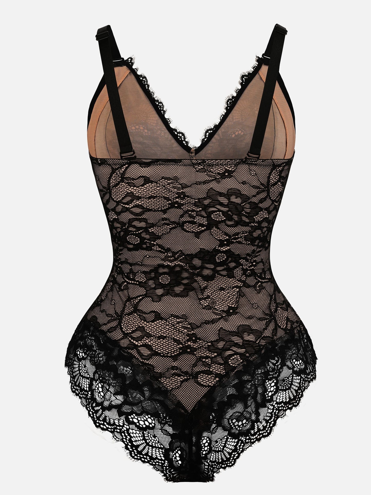 Dantelli Şekillendirici Bodysuit